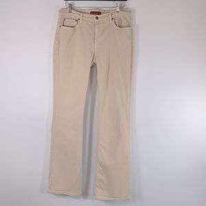 By Womyn Vintage Straight Leg High-Waist Khaki Women’s Size 14 Made in USA Jeans